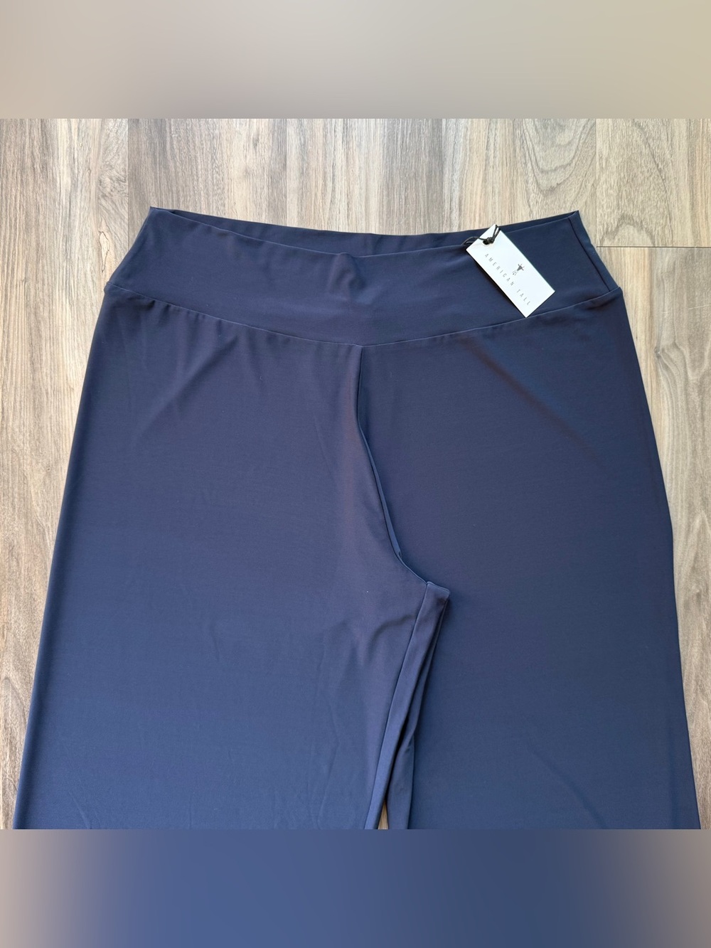 NWT American Tall Pull-On Breezy Wide-Leg Pants in Navy Size XL Tall (16-18) - Picture 6 of 8